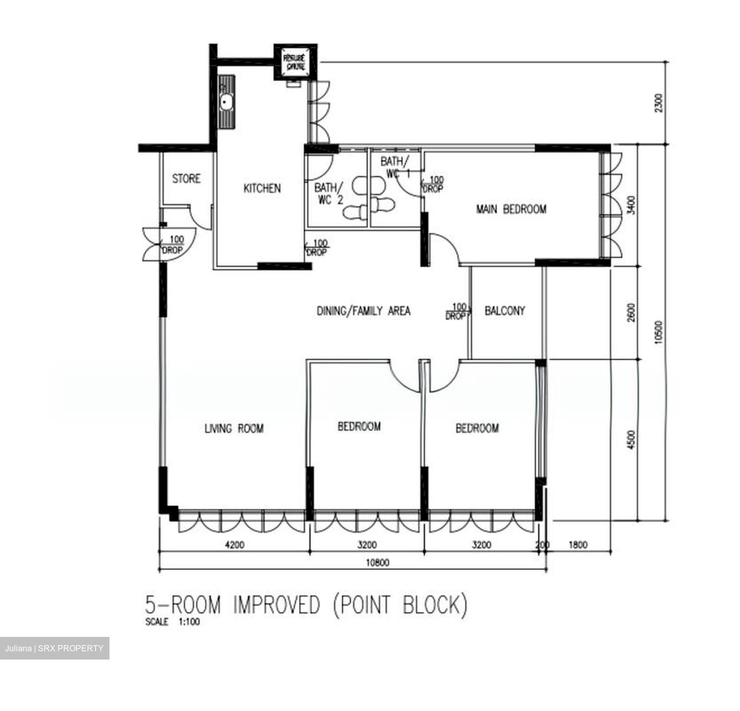Blk 95 Havelock Heights (Bukit Merah), HDB 5 Rooms #561729361